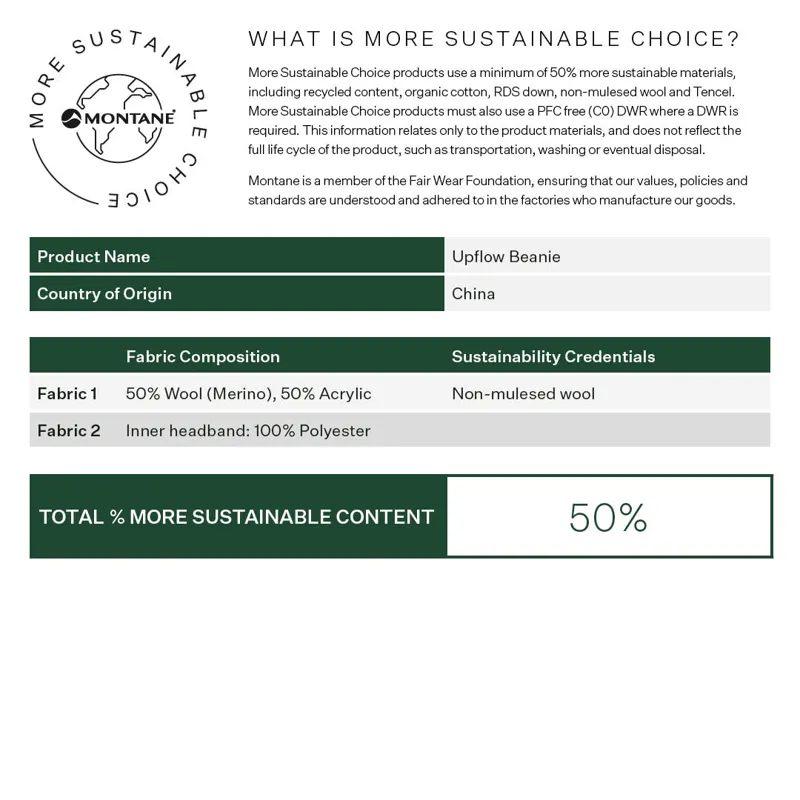 Montane Upflow Beanie - Black-3